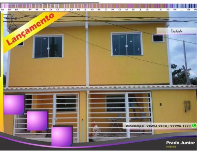 Casas Duplex com entrada Independente, 2 quartos.